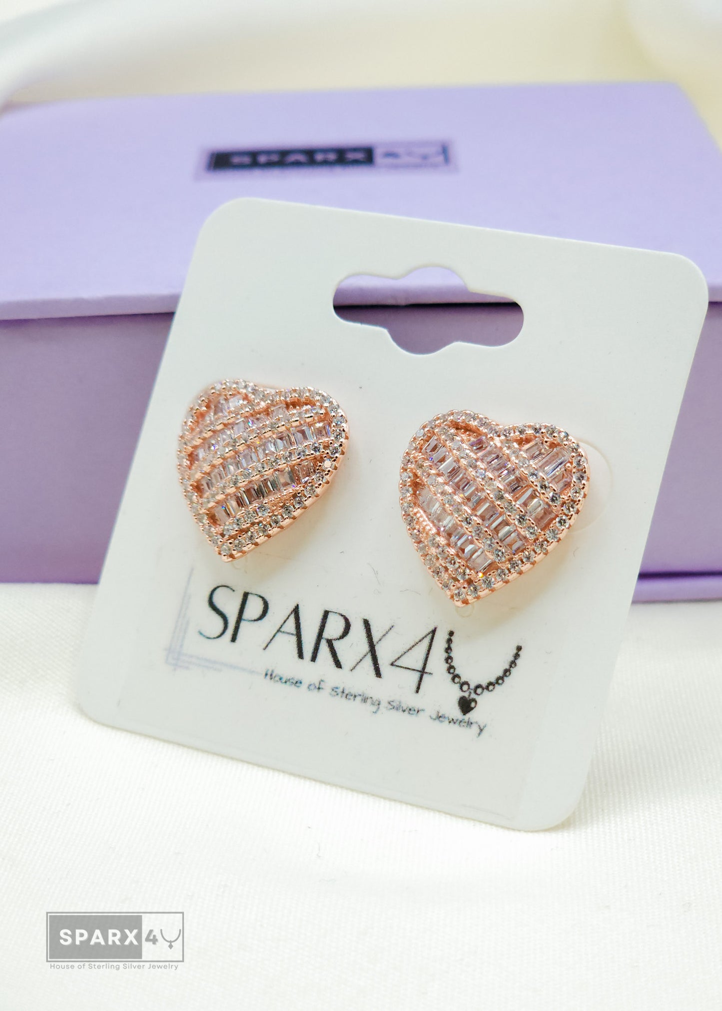 HEART STUD EARRING