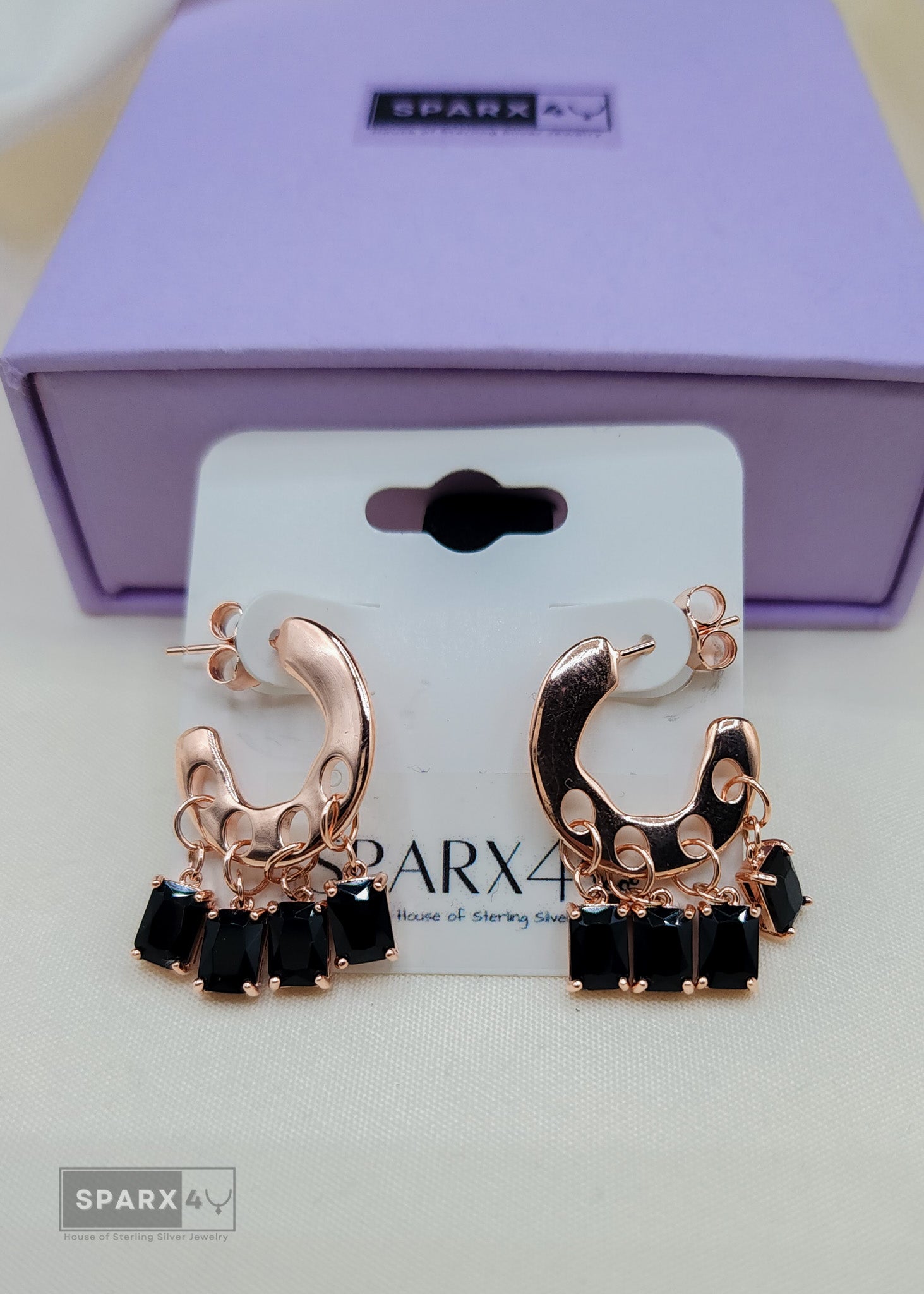 STARRY NIGHT HOOP EARRINGS