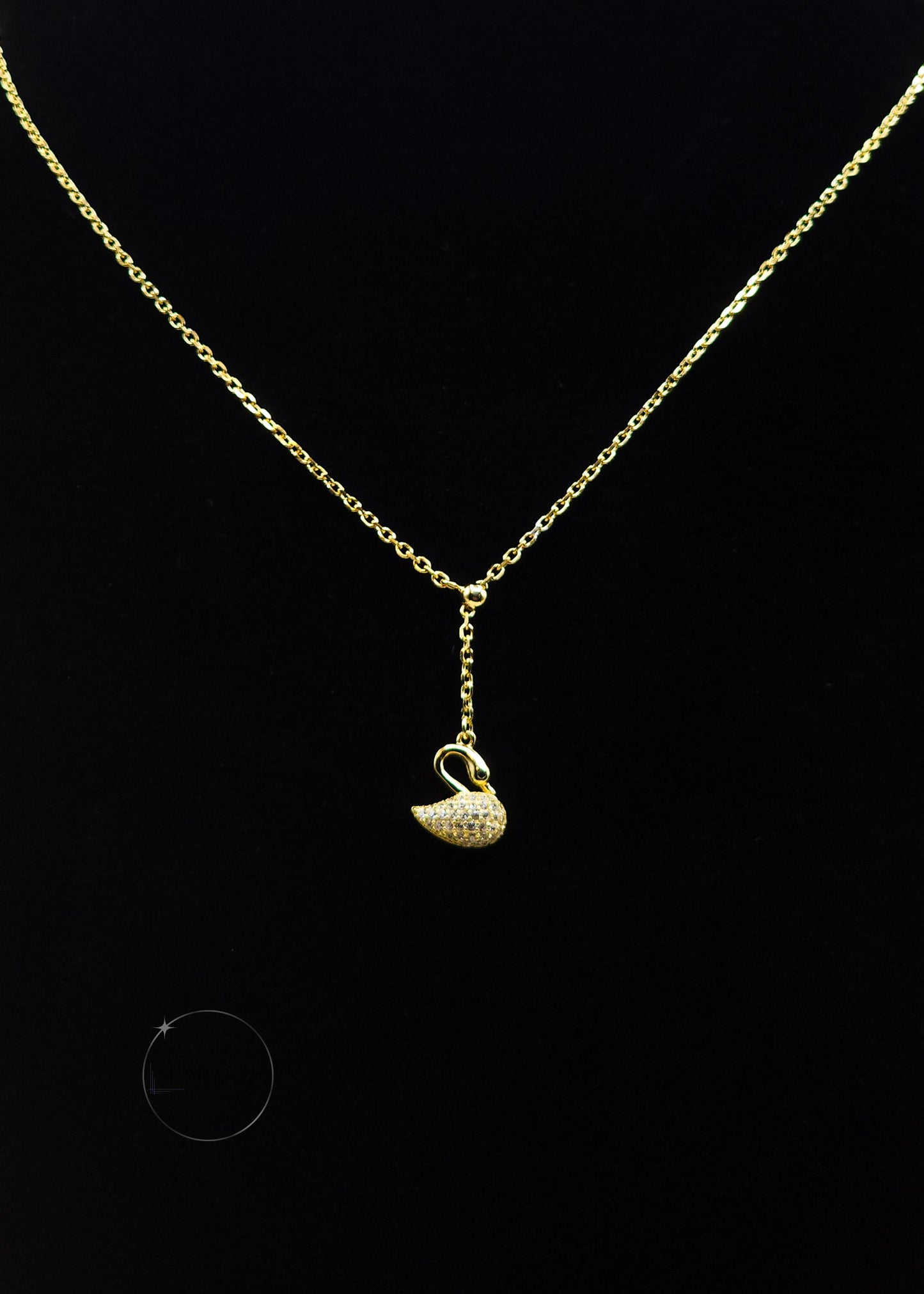 SWAN GOLD NECKLACE