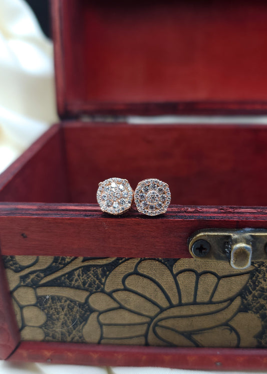 ROSE STUD EARRING