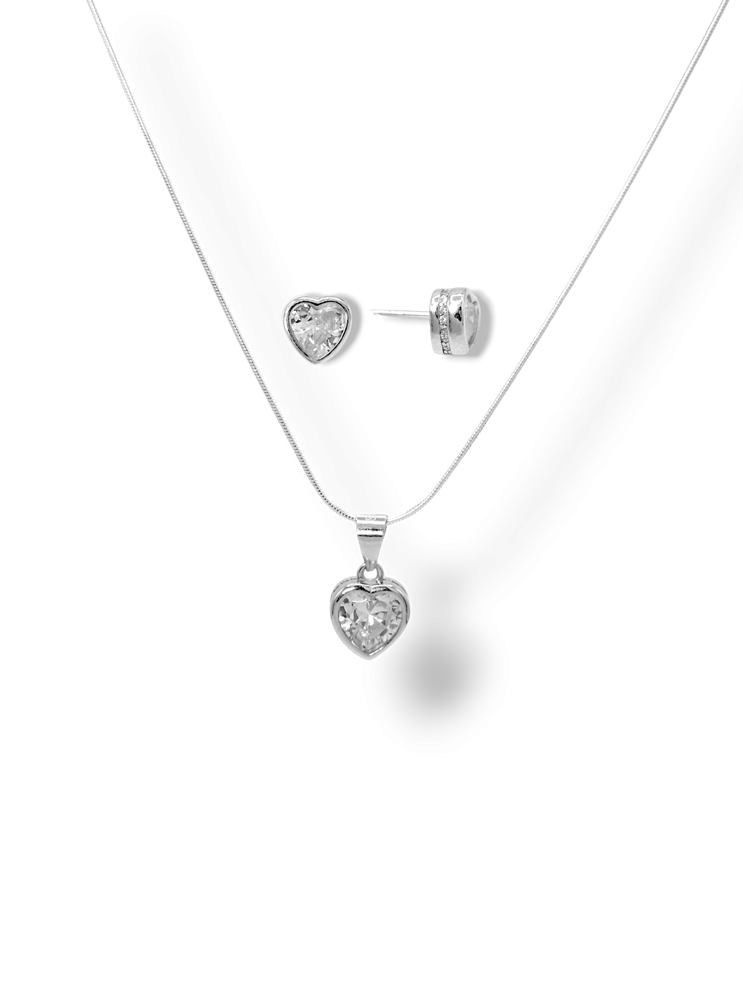 neckalce with earrings