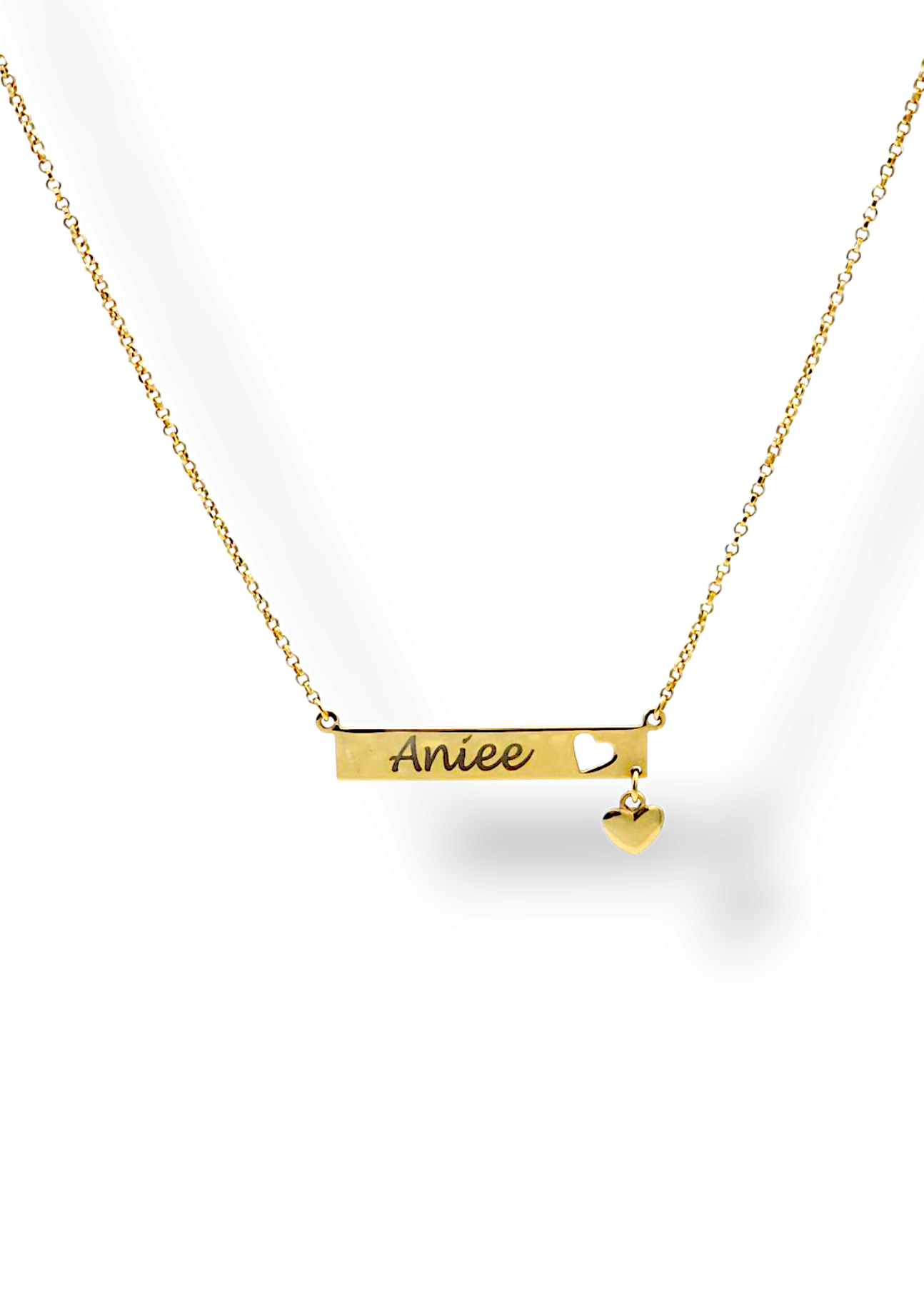 DIAMOND BAR NECKLACE