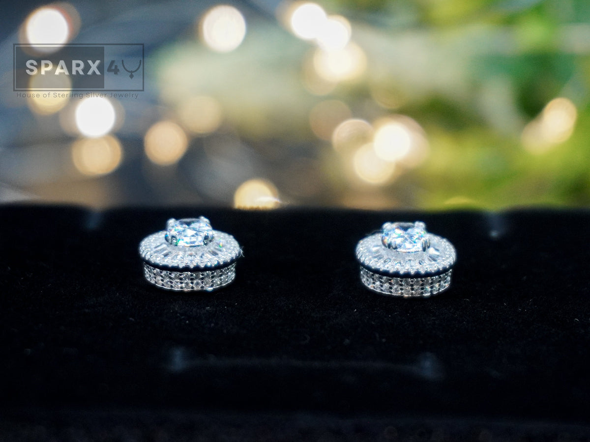 EMERALD GREEN ROUND STUD