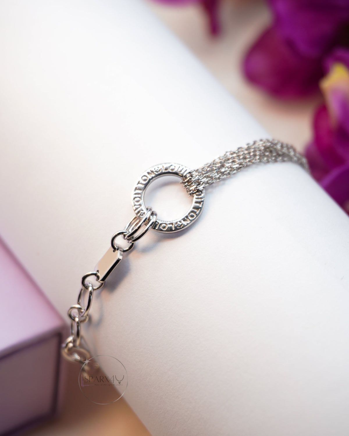 GRACE CIRCLE MULTI-CHAIN BRACELET