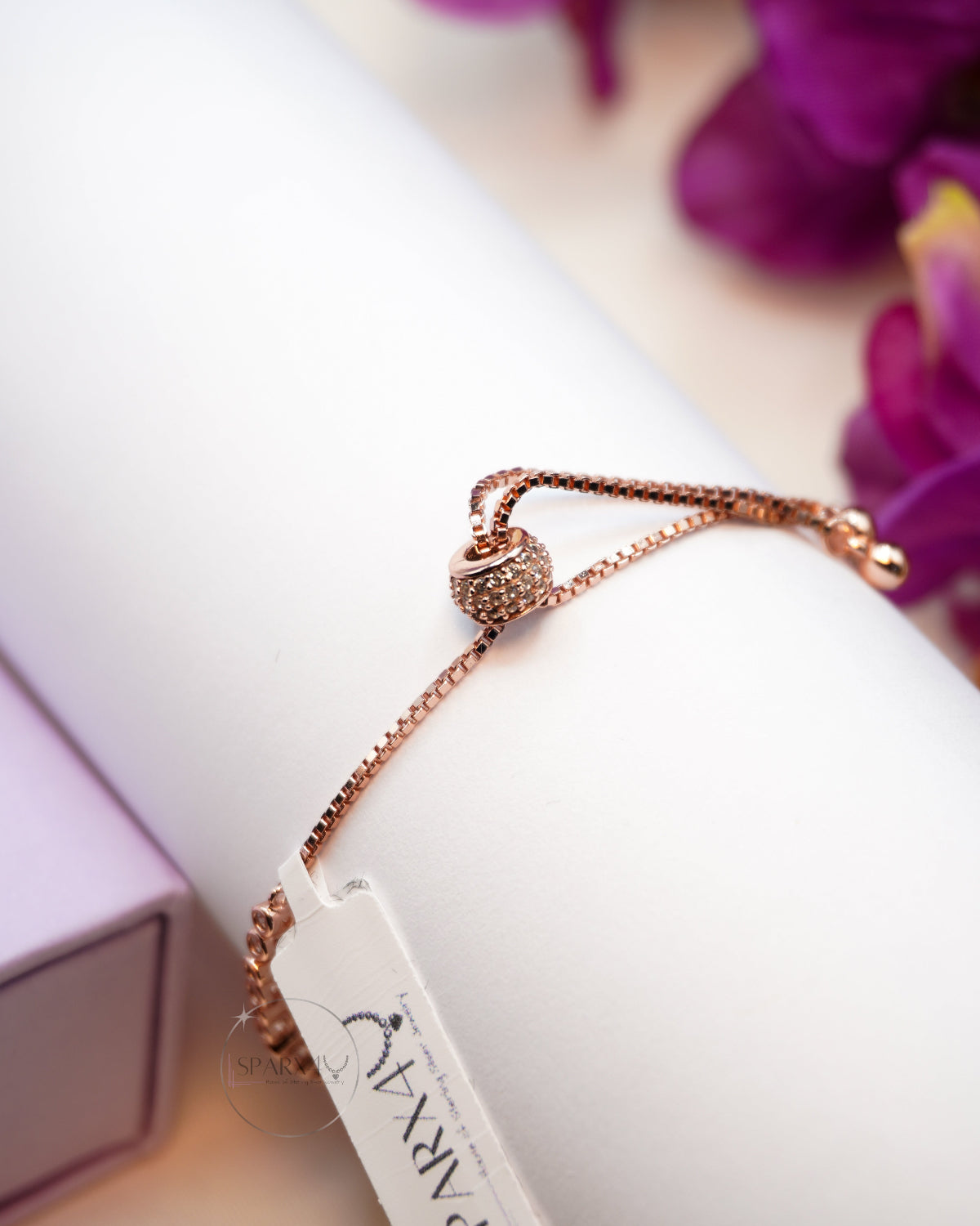 RADIANT ROSE HALO BRACELET