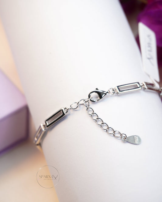 LUMINOUS LETTER HEXA BRACELET