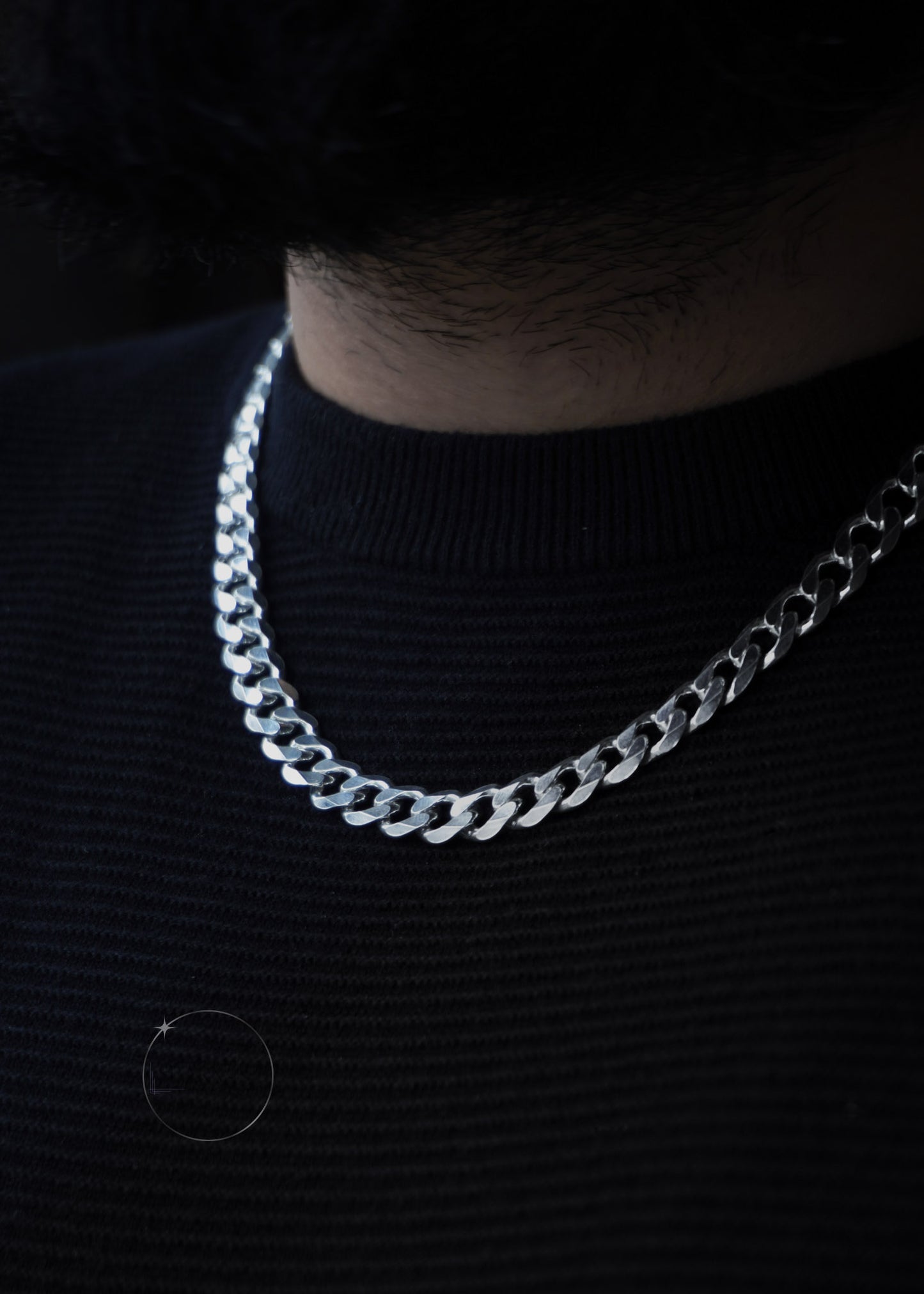 STERLING SILVER CUBAN CHAIN_1