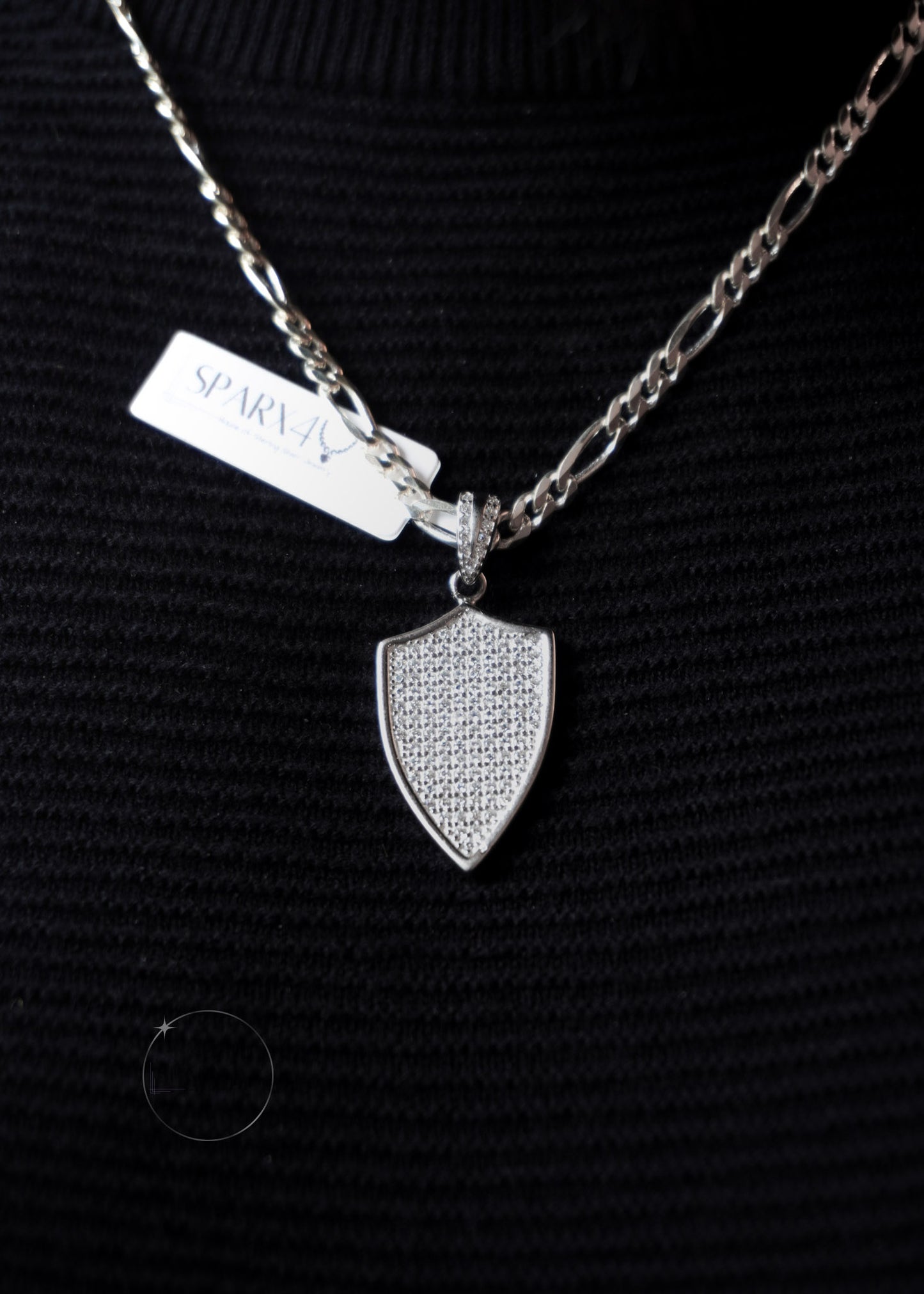 SILVER SHIELD PENDANT