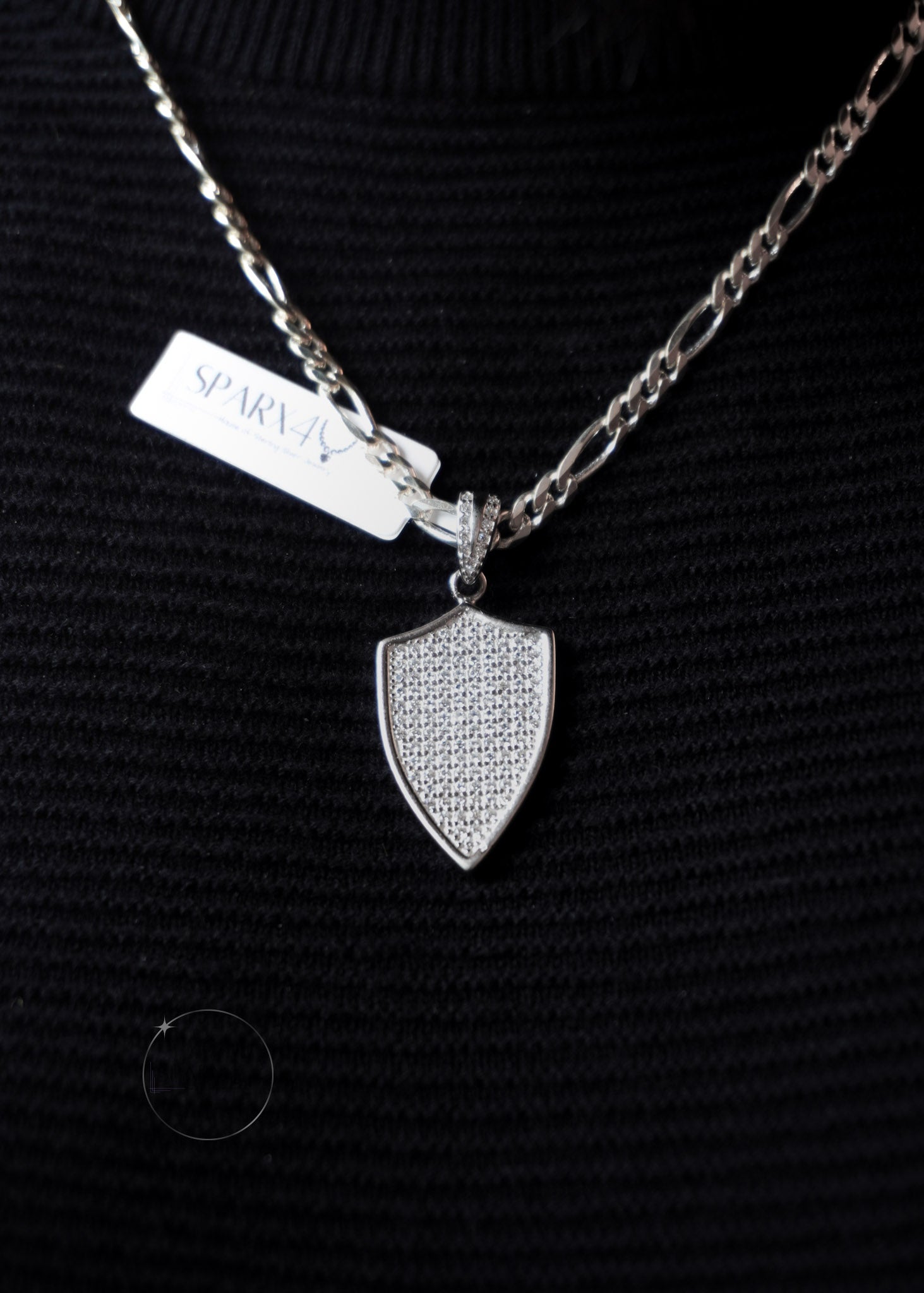 SILVER SHIELD PENDANT