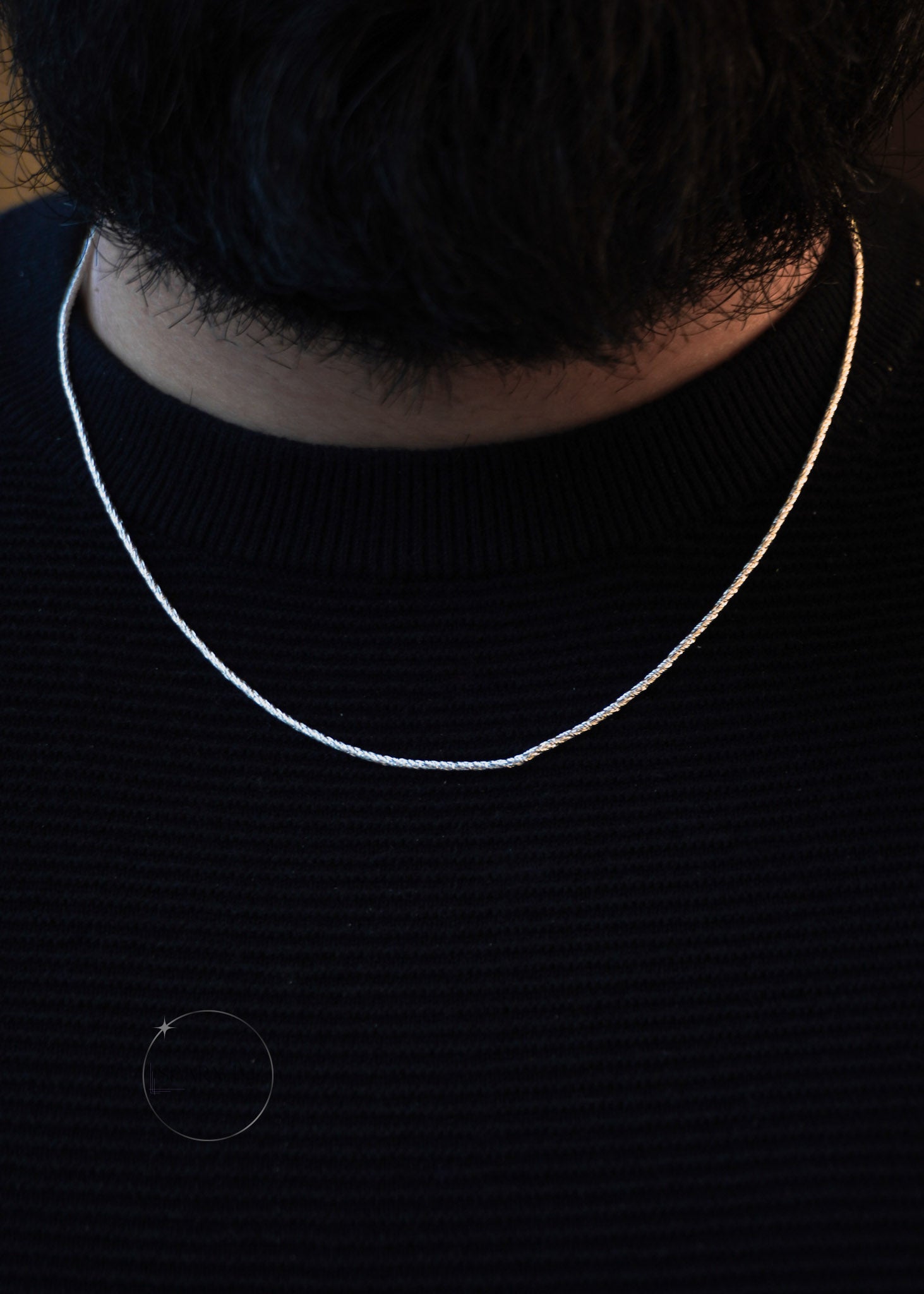 sterling silver rope chain