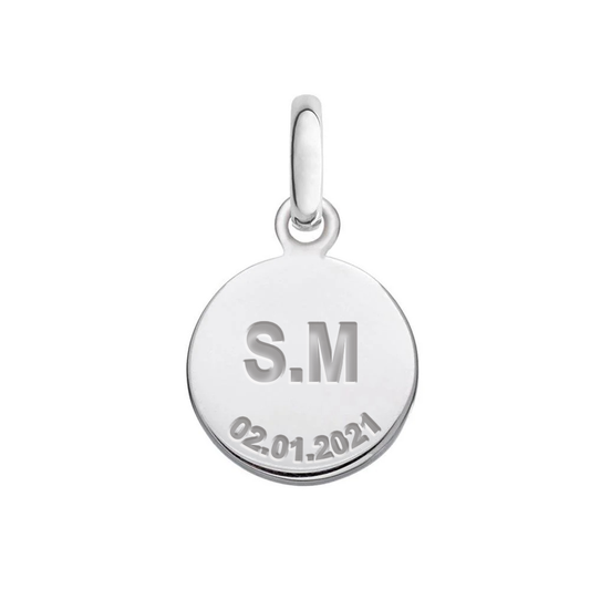 Personalized Initials Date Necklace