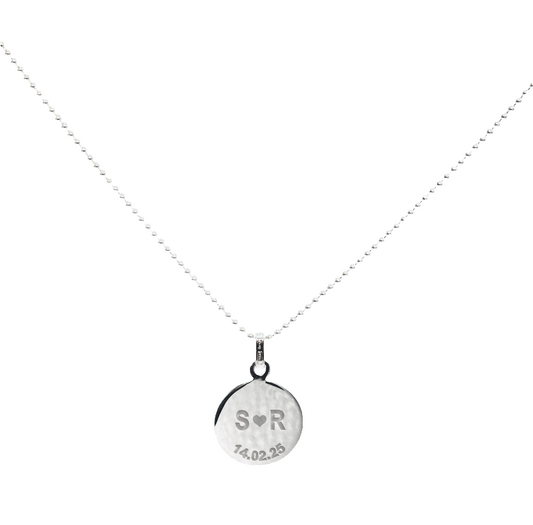 S and R letter pendant