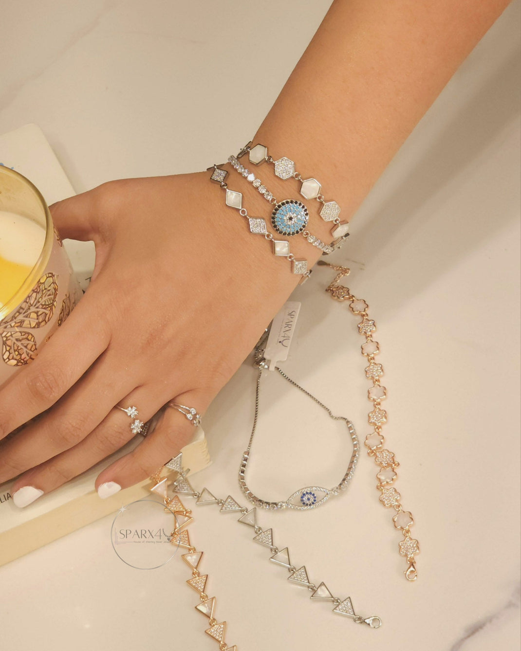 Buy Silver Bracelets Online – Stylish & Handcrafted | SPARX4U