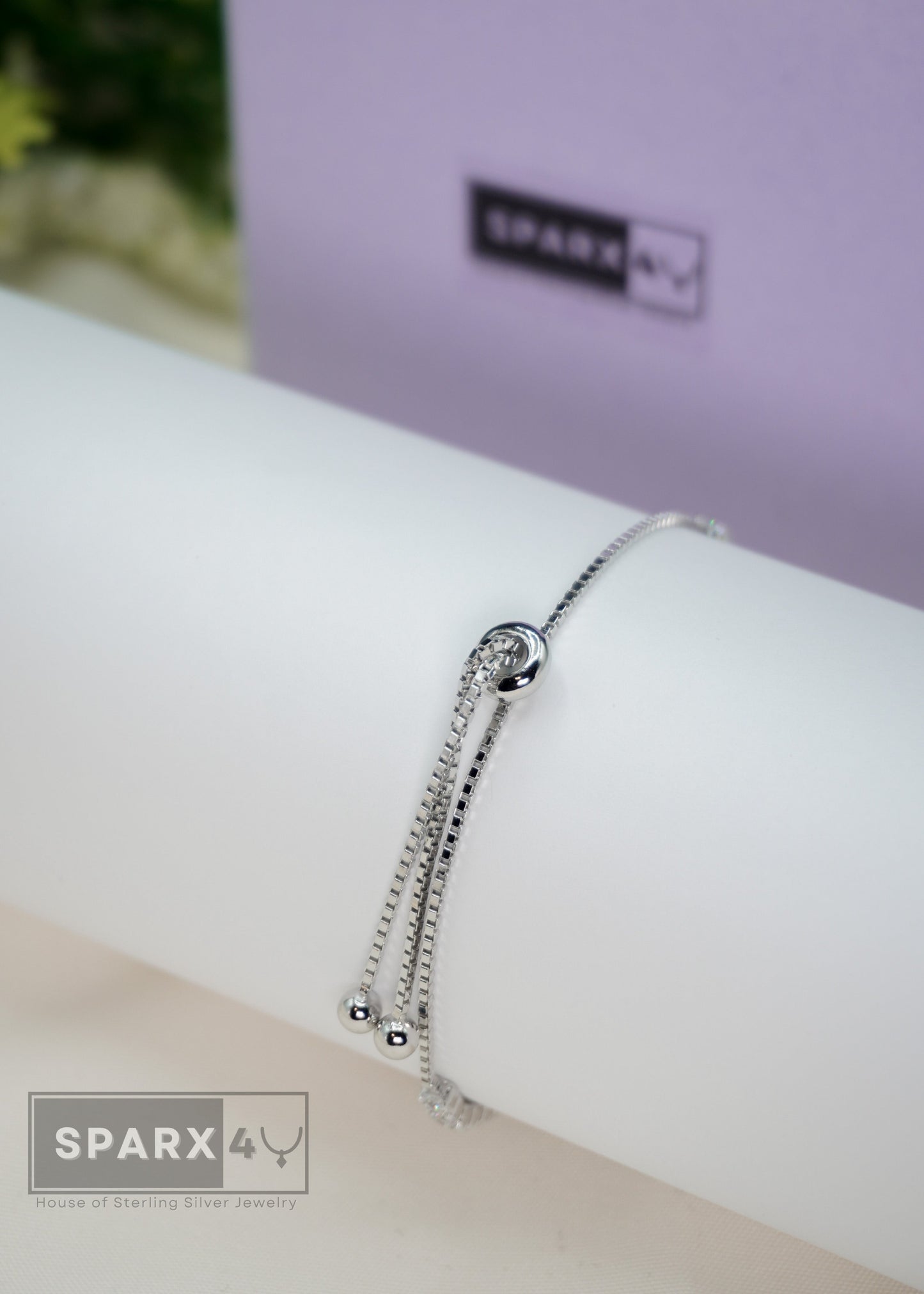 CZ CRESCENT BRACELET