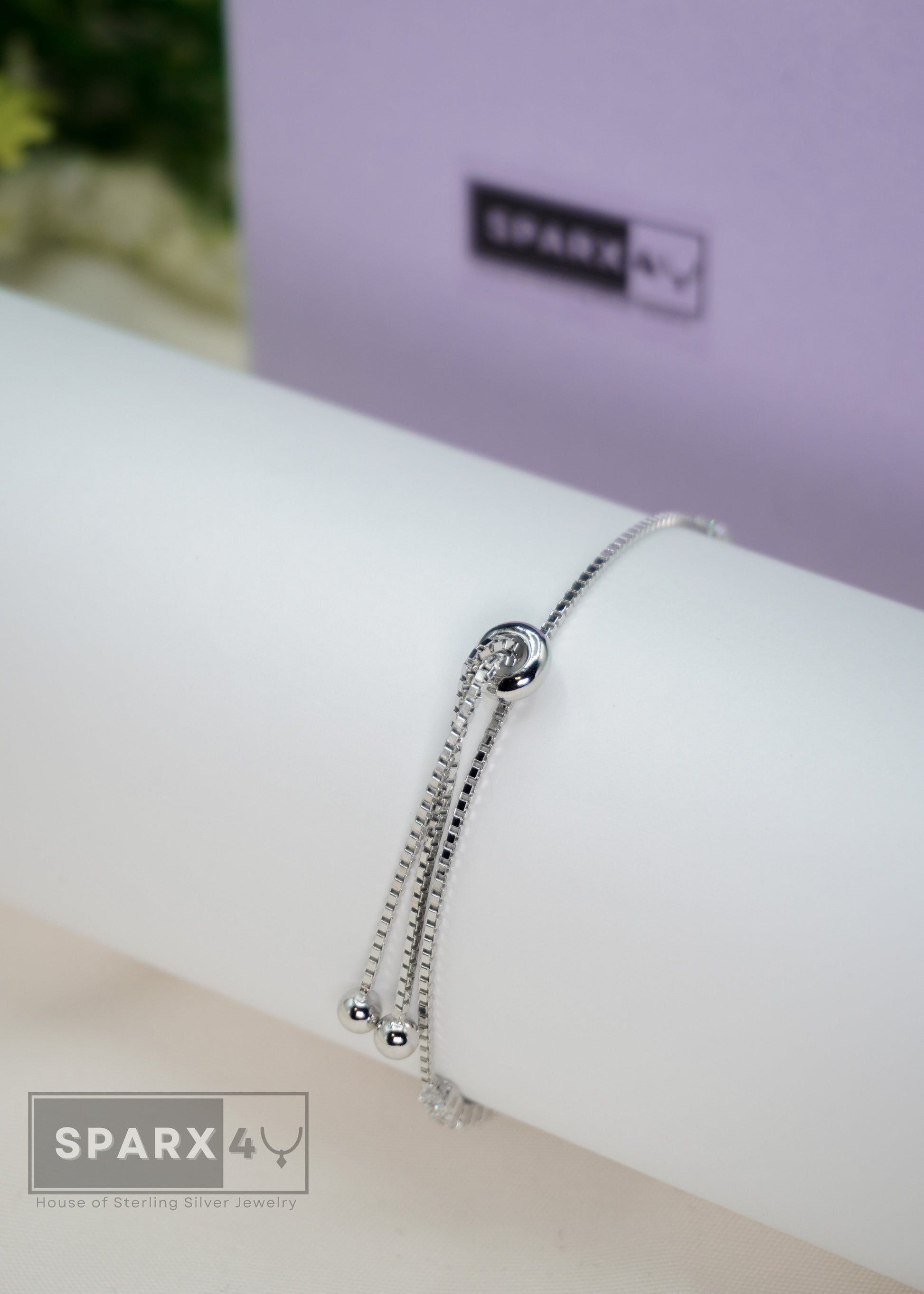 CZ CRESCENT BRACELET
