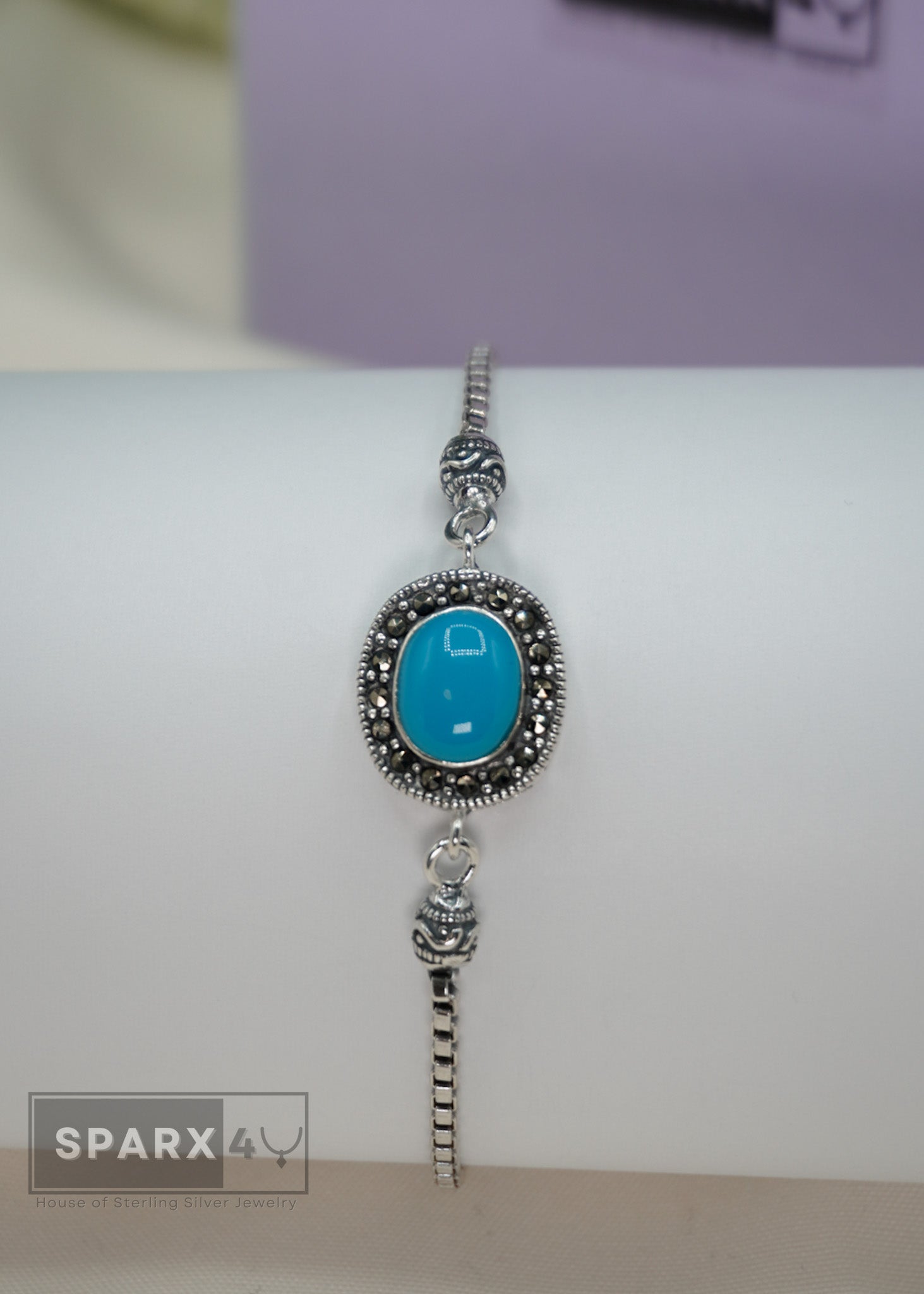 OVAL TURQUOISE BRACELET