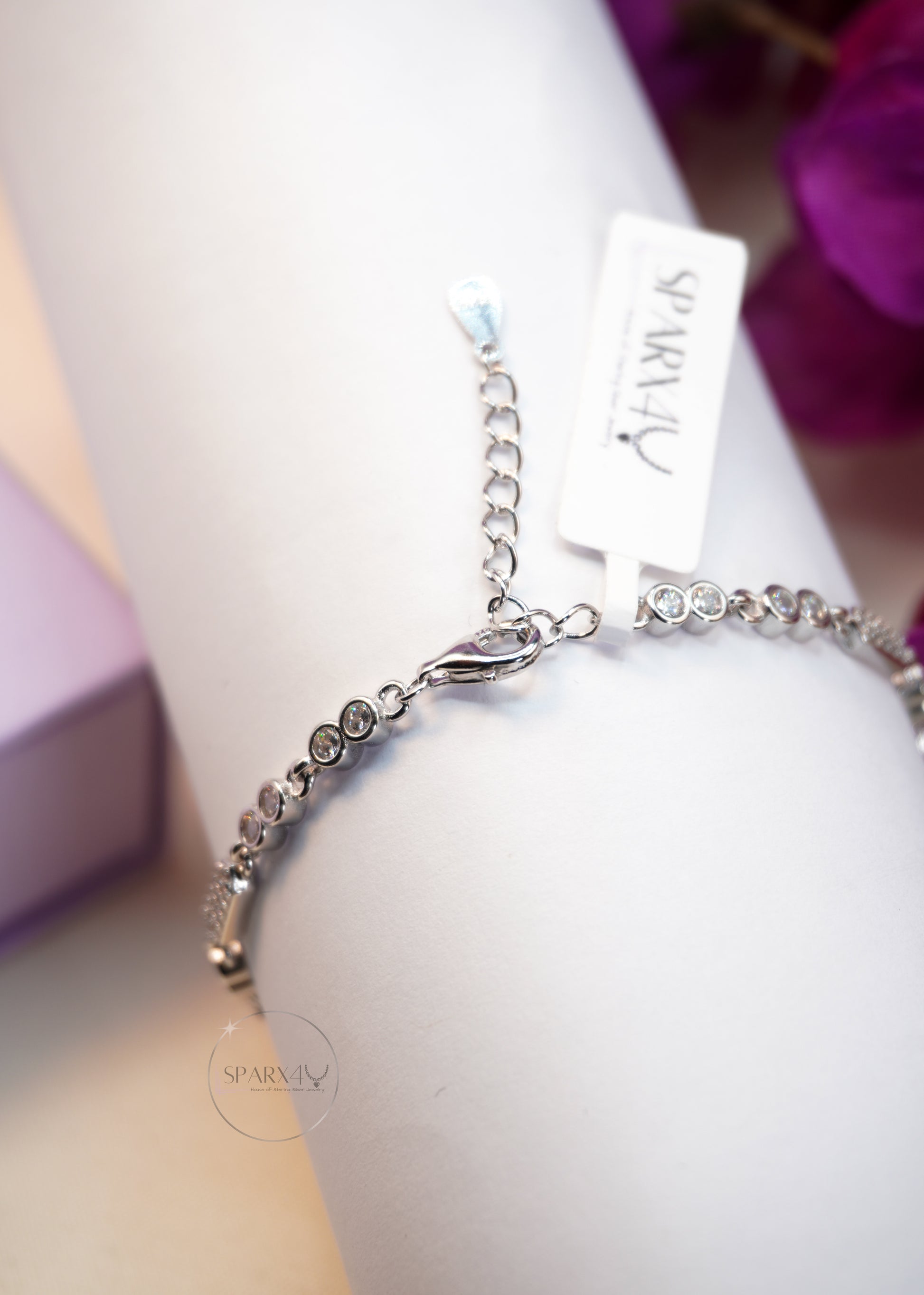 LUMINOUS LETTER HEXA BRACELET

