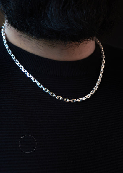 SILVER CABLE CHAIN