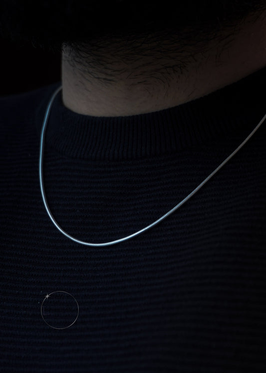  silver snake chain 1.5mm
