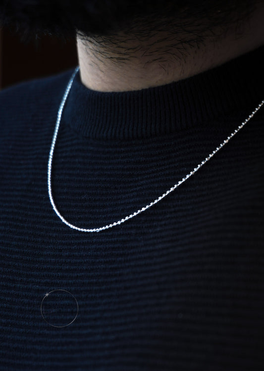 silver ball chain