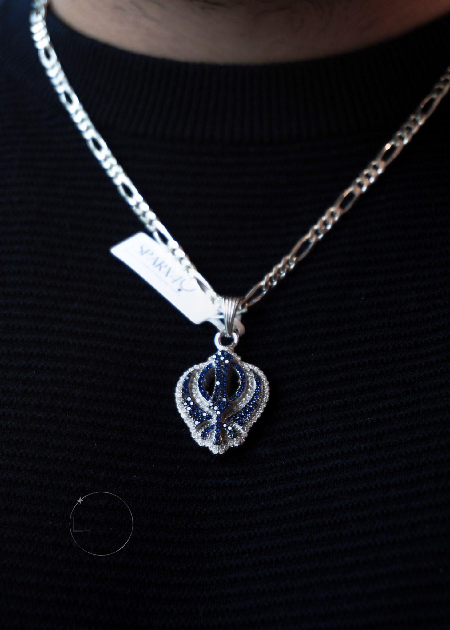 Sterling Silver Khanda Pendant