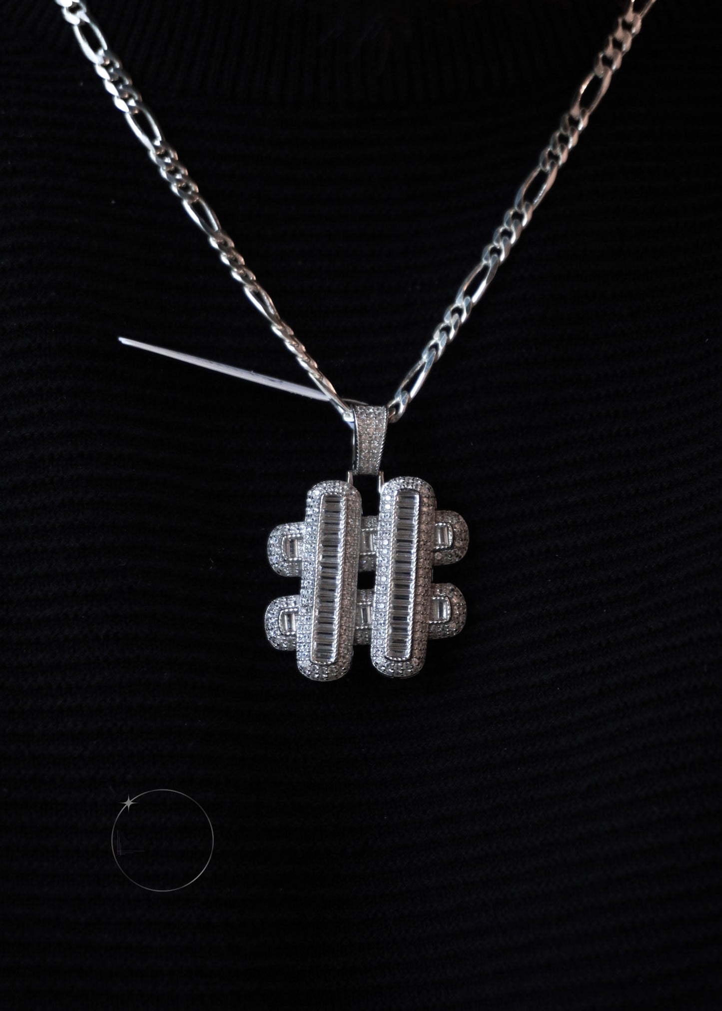 HASHTAG CZ PENDANT