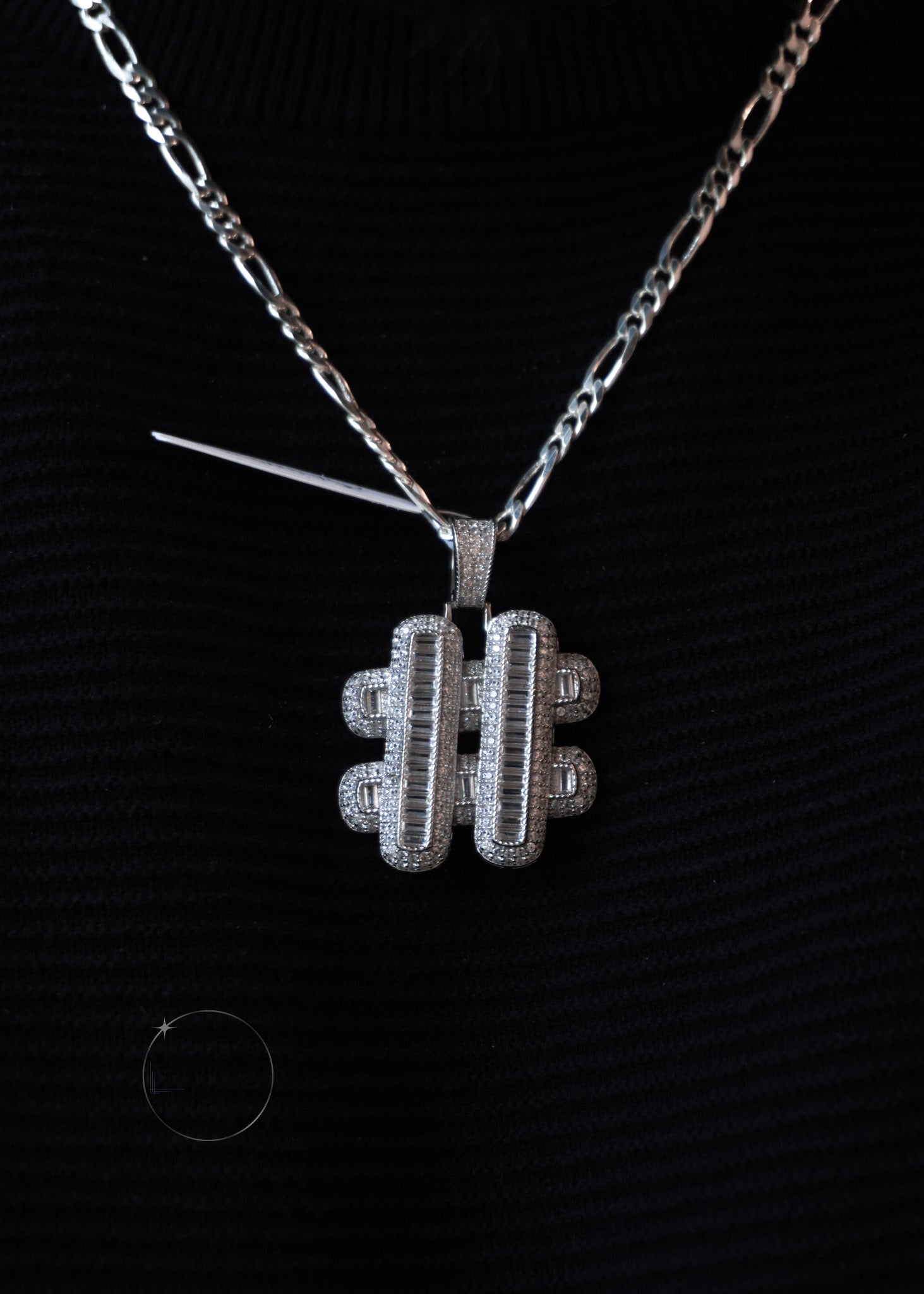 HASHTAG CZ PENDANT