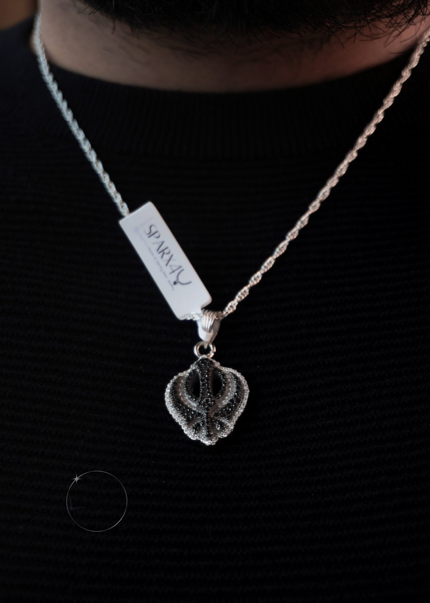 CZ PENDANT KHANDA 