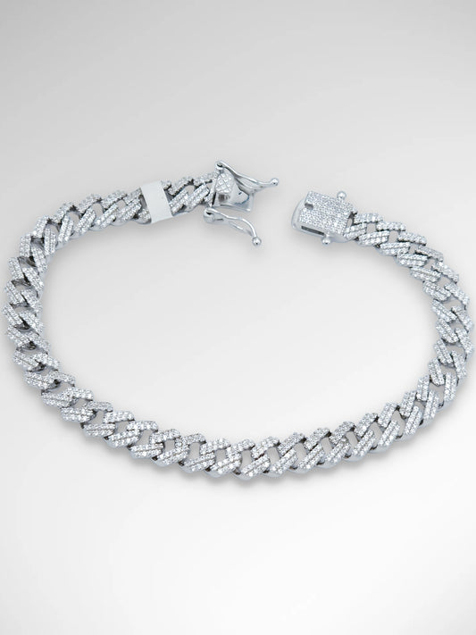 ICED CUBAN CZ BRACELET