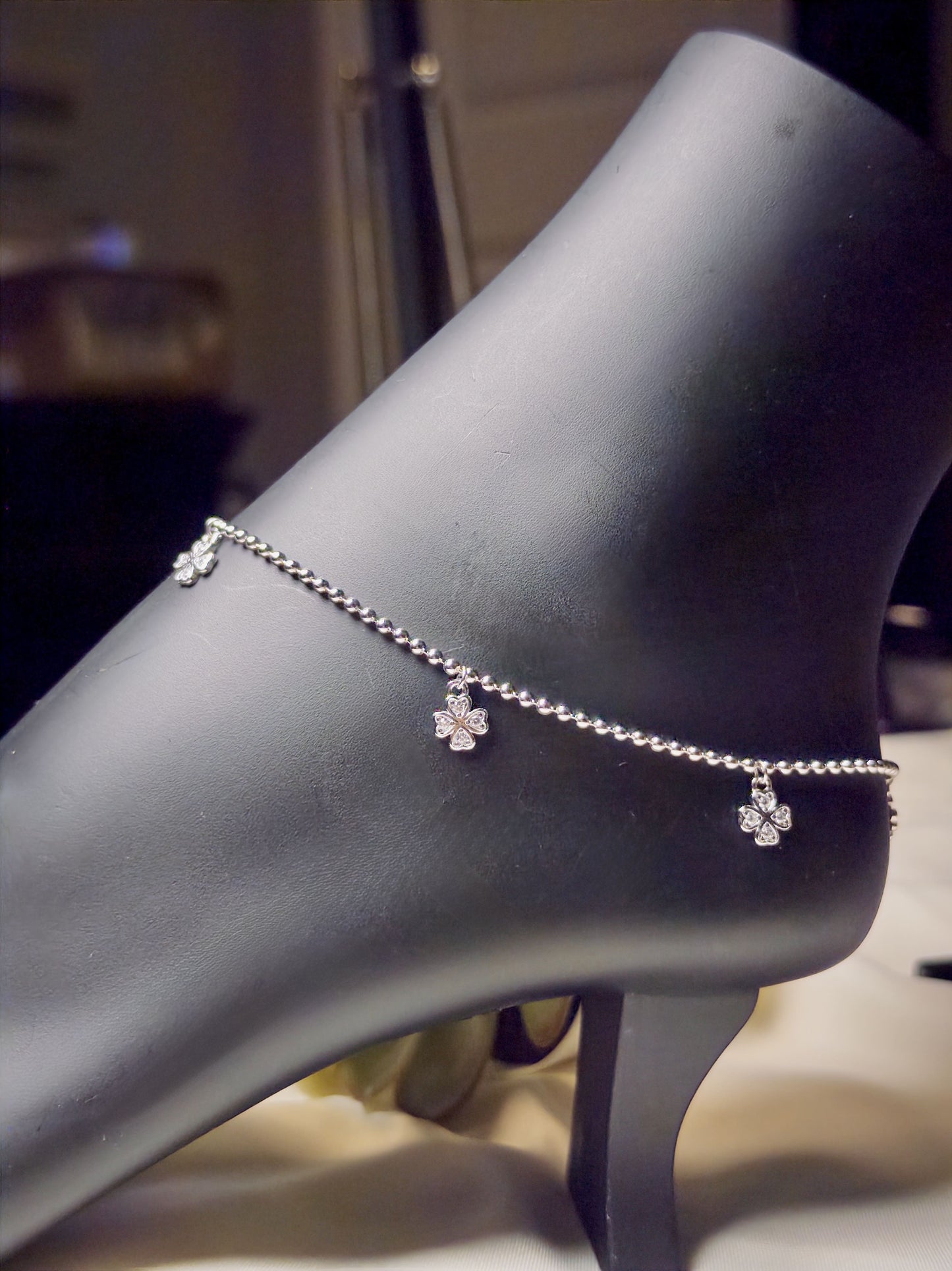 LUCKY CLOVER ANKLET