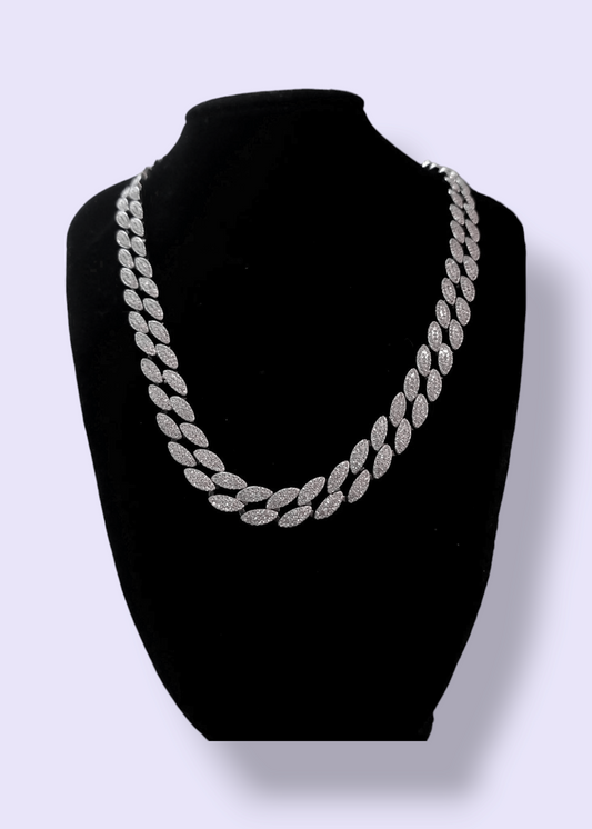 10mm CZ ICED CUBAN LINK CHAIN