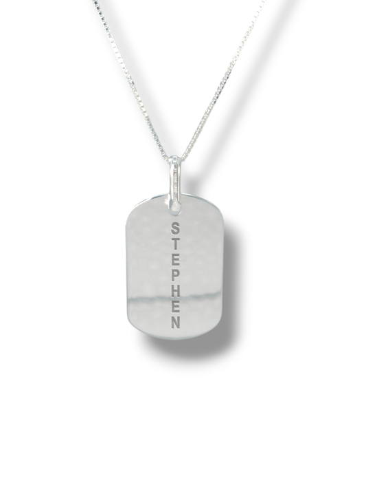 personalized name pendant
